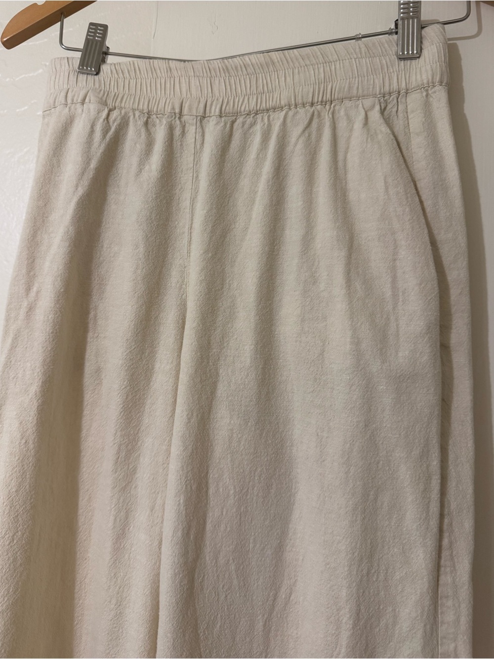 Marine Layer Tan Allison Hemp Pant XS - Picture 2 of 6